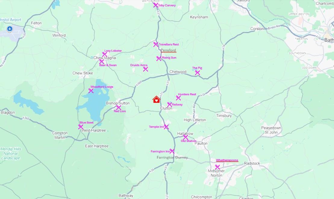 Willow Ridge - A Large Country House With 3 Rental Rooms Clutton Екстериор снимка